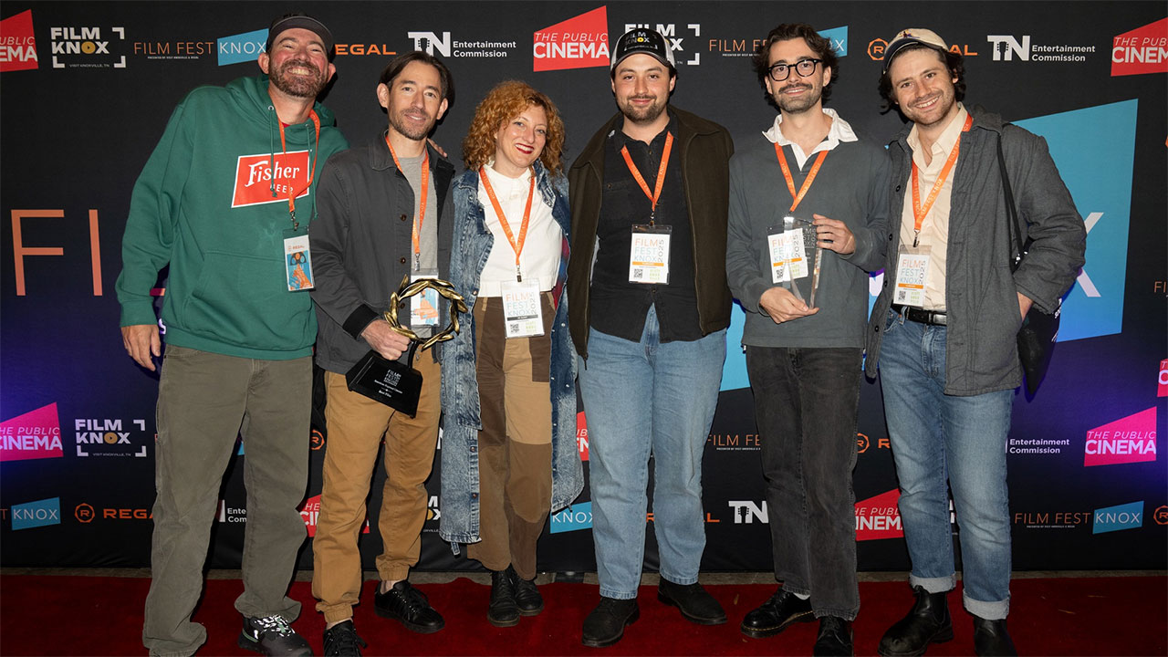 Photo of the winning teams from MOUSE and BORN SECRET